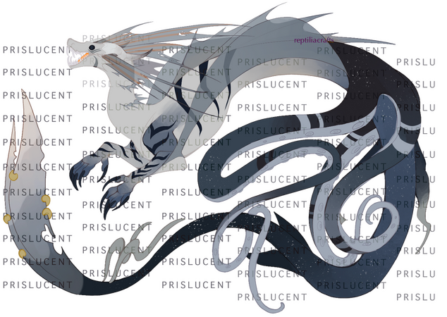 artist: reptiliacrafts | Argyros can transform into many sea monsters, this is one sea dragon/serpent form